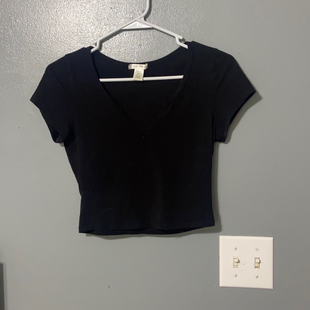 Black Crop Top